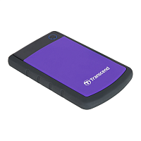 Transcend TS1TSJ25H3P USB3.0 1TB StoreJet 2.5' H Series Purple (Fully rubber cover, One touch backup)